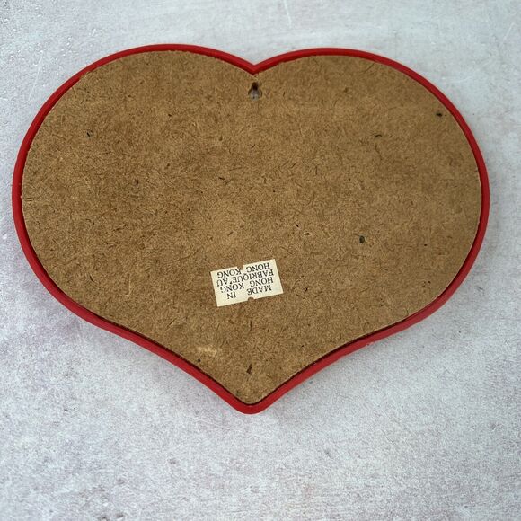 vintage cross stitch Home For the holidays In heart frame - Picture 3 of 6